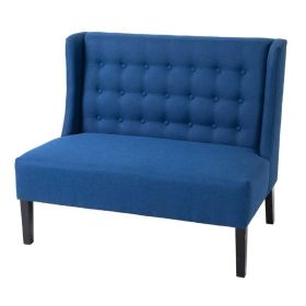 Scandinavian 2 Seater Button Tufted Loveseat