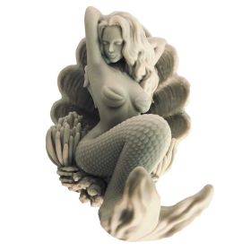 Resin Lifelike Mermaid Sculpture Statue