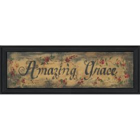 "Amazing Grace" By Gail Eads, Printed Wall Art, Ready To Hang Framed Poster, Black Frame