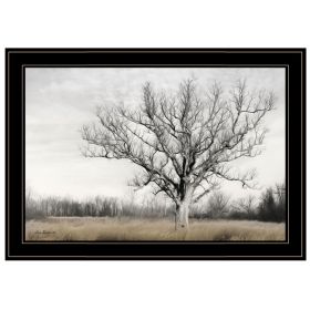 "Earth & Sky" by Lori Deiter, Ready to Hang Framed Print, Black Frame