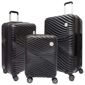 Biggdesign   Black 3-Piece Luggage Set