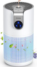 Air Purifiers for Home Large Room Up to 1500ftÂ² with Aromatherapy, MOOKA HEPA Air Purifier for Bedroom Pets Kitchen