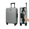 Smart Carry-on Luggage, 20-inch Suitcase with Spinner Wheels, Smart Lock and USB-Output