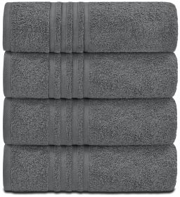 Set of 4 Cotton Body Towels