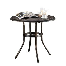 32*32*29" (81*81*74cm) Outdoor Cast Aluminum Round Dining Table XH