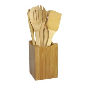 7 Piece Bamboo Cooking Utensil Set