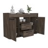 Lyon Sideboard, Two Drawers, Double Door Cabinets