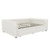 Full Size Upholstered Tufted Sofa Bed with Trundle