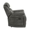 Classic Brownish Gray 1pc Reclining Chair