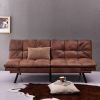 Convertible Memory Foam Futon Couch Bed PUCH