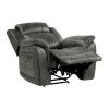 Classic Brownish Gray 1pc Reclining Chair