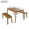 Acacia Wood Table  Dining Set