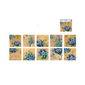 50pcs/Pack Vintage Flower Material Paper - Perfect for DIY Decor, Collage Cards, Junk Journals & More! (Style: E)