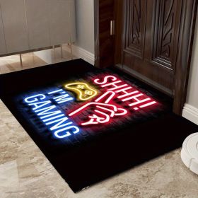 1pc Area Rug; 3D Game Carpet; Non-slip Floor Mat For Living Room Bedroom; Game Player Home Decor; Boys Gifts (Style: Game Player - I'm Gamein', size: 19.7"x31.5")